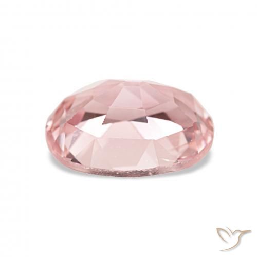 Turmalina Rosado terroso natural de 2.04 ct, Ovalada, VVS-VS