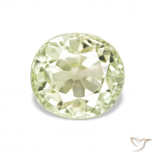 1.99ct Verde cálido Turmalina, Ovalada, VS