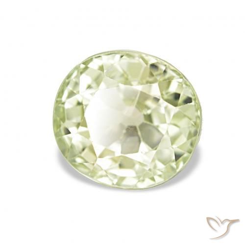 Turmalina Verde cálido natural de 1.99 ct, Ovalada, VS