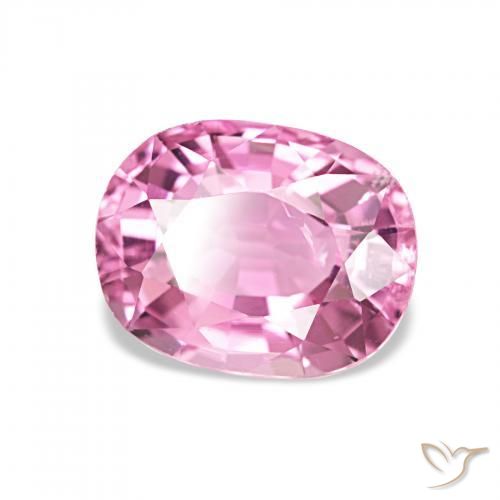 Turmalina Rosa natural de 1.56 ct, Forma Cojín, VS