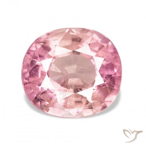 2.96ct Rosado naranja Turmalina, Ovalada, VS