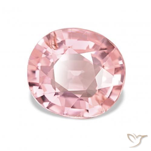 Turmalina Rosado medio natural de 2.08 ct, Ovalada, VS