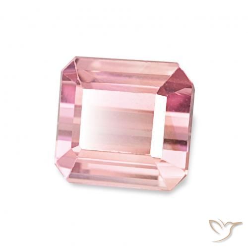 Turmalina Rosa rosado natural de 1.43 ct, Corte Octágono / Esmeralda, VVS-VS