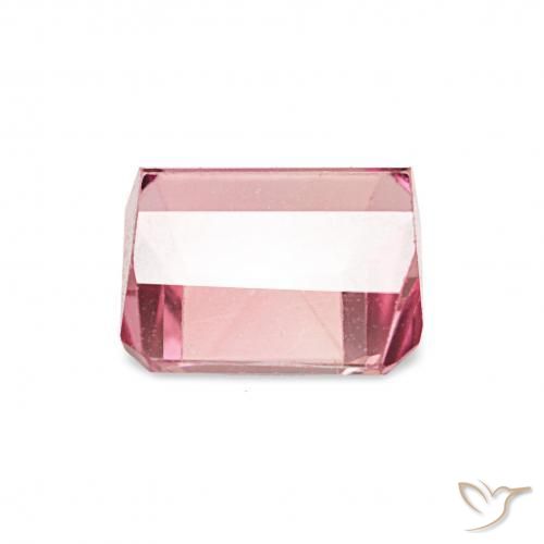 Turmalina Rosa rosado natural de 1.43 ct, Corte Octágono / Esmeralda, VVS-VS