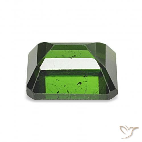 Turmalina Verde oscuro natural de 1.77 ct, Corte Octágono / Esmeralda, VS