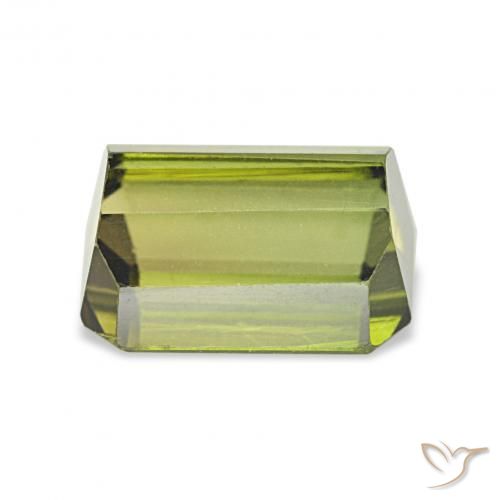 Turmalina Verde claro natural de 2.64 ct, Corte Octágono / Esmeralda, VVS-VS
