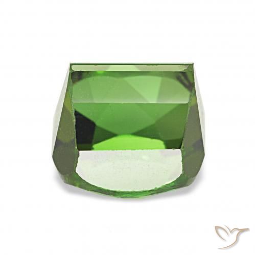 Turmalina Verde oscuro natural de 2.31 ct, Forma Cojín, VVS