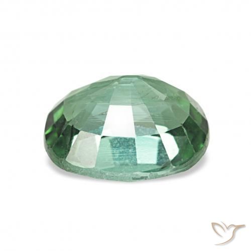 Turmalina Verde claro natural de 1.53 ct, Forma Cojín, VS