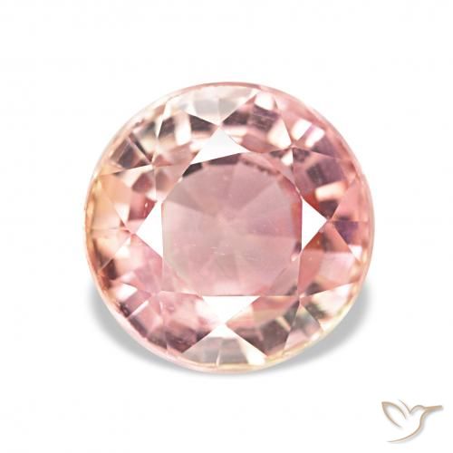 2.06ct Rosado claro Turmalina, Redondo, VS