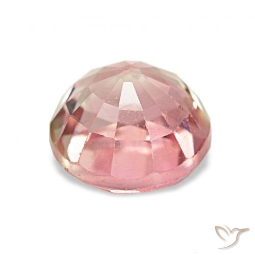 Turmalina Rosado claro natural de 2.06 ct, Redondo, VS