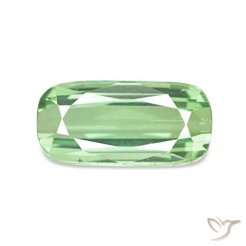 2.21ct Verde claro Turmalina, Forma Cojín, VS