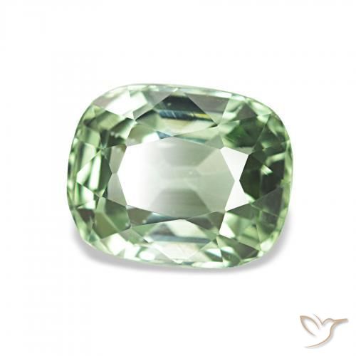 Turmalina Verde cálido natural de 1.80 ct, Forma Cojín, VS