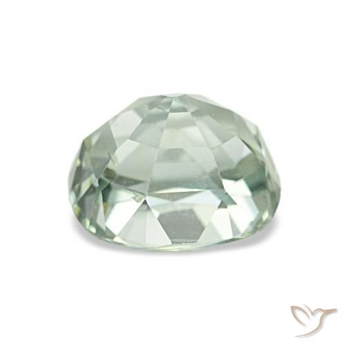 Turmalina Verde claro natural de 1.64 ct, Forma Cojín, VVS
