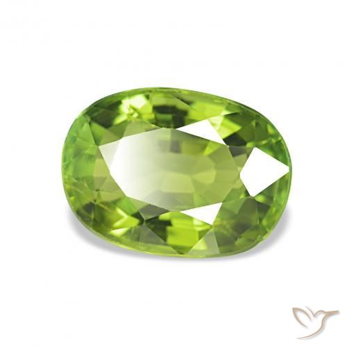 Turmalina Verde vivo natural de 1.91 ct, Forma Cojín, VS