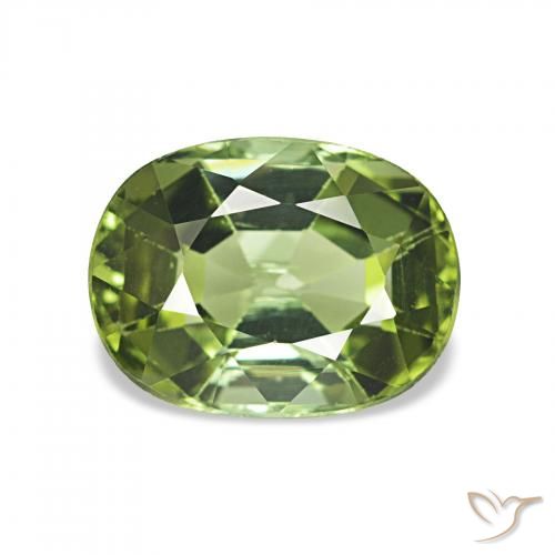 1.65ct Verde bosque Turmalina, Forma Cojín, VS