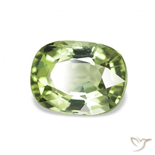 Turmalina Verde bosque natural de 1.31 ct, Forma Cojín, VS