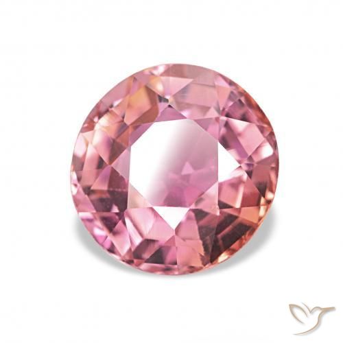 Turmalina Tono rosado cálido natural de 1.50 ct, Ovalada, VVS-VS