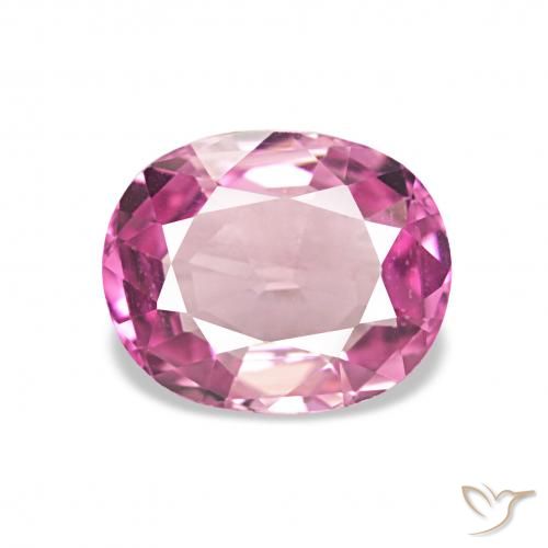 1.12ct Rosado intenso Turmalina, Ovalada, VVS