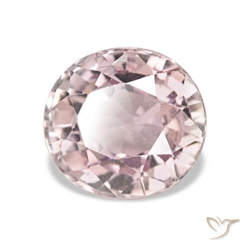 Turmalina Rosado coral claro natural de 2.12 ct, Ovalada, VVS