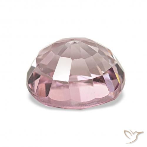 Turmalina Rosado coral claro natural de 2.12 ct, Ovalada, VVS
