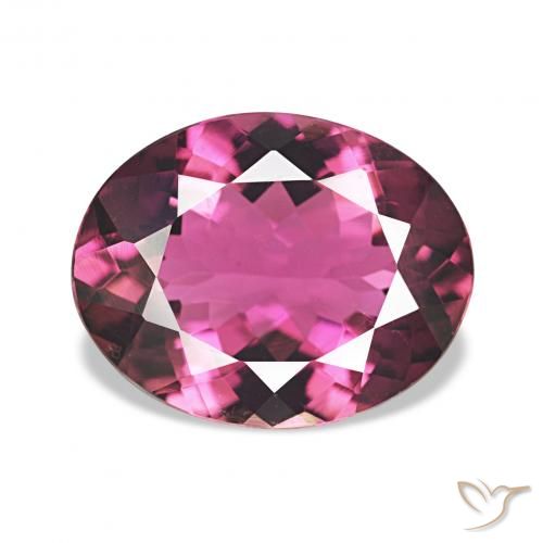 2.01ct Púrpura intenso Turmalina, Ovalada, VVS-VS