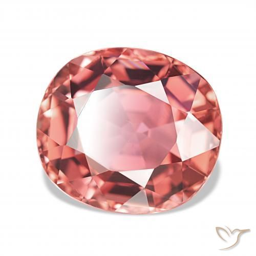 Turmalina Rosa oscuro natural de 6.31 ct, Forma Cojín, VVS