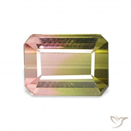 1.63ct Sandía Turmalina, corte esmeralda, VVS-VS