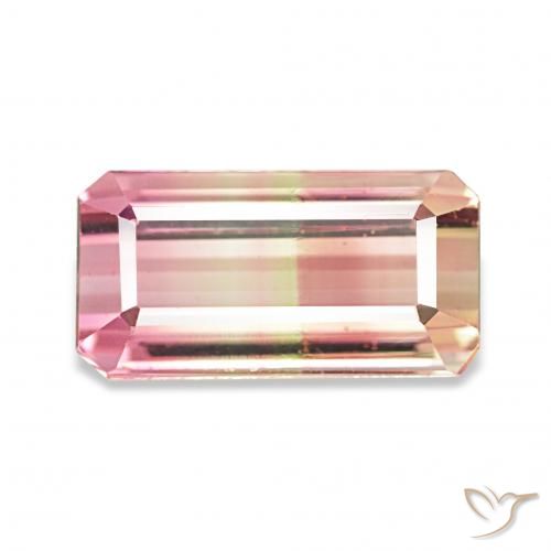 2.30ct Sandía Turmalina, corte esmeralda, VVS