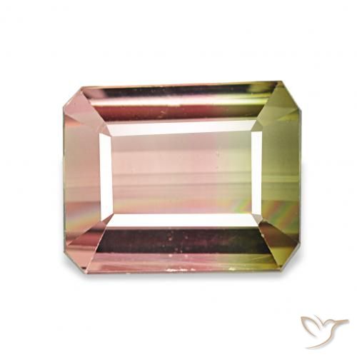 2.77ct Sandía Turmalina, corte esmeralda, VVS