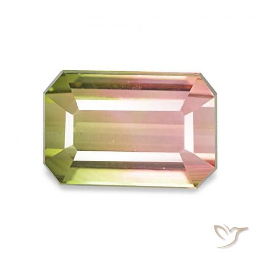 1.73ct Sandía Turmalina, corte esmeralda, VVS