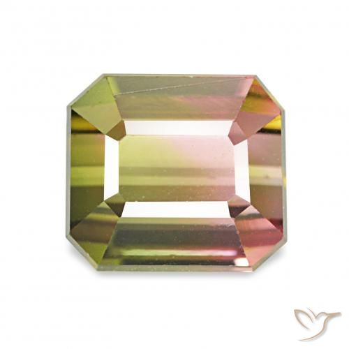 2.20ct Sandía Turmalina, corte esmeralda, VVS