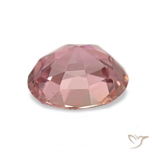 Turmalina Rosado claro natural de 1.36 ct, Ovalada, VVS-VS
