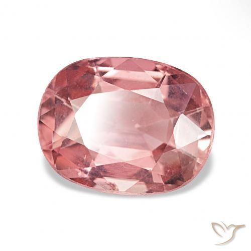 Turmalina Rosado medio natural de 1.82 ct, Ovalada, VS