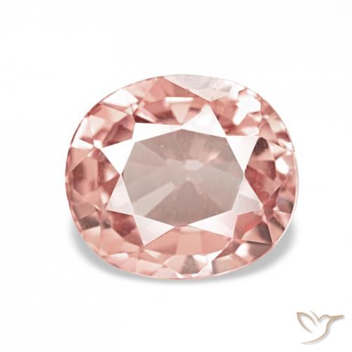 1.37ct Rosado naranja Turmalina, Ovalada, VVS-VS