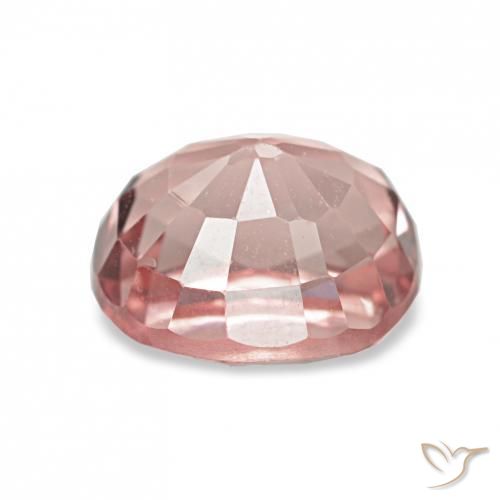Turmalina Rosado naranja natural de 1.37 ct, Ovalada, VVS-VS
