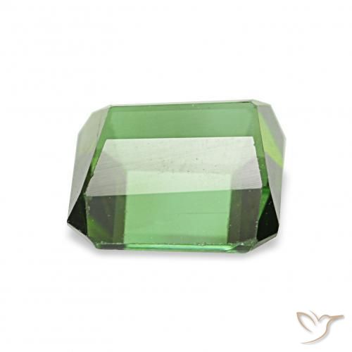 Turmalina Verde natural de 1.61 ct, Corte Octágono / Esmeralda, VVS-VS