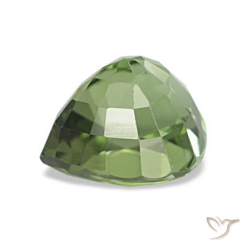 Turmalina Verde cálido natural de 1.82 ct, En forma de pera, VVS-VS