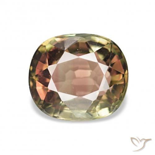Turmalina Sandía natural de 1.68 ct, Forma Cojín, VS