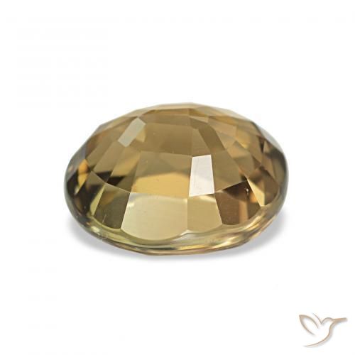 Turmalina Oro natural de 1.51 ct, Ovalada, VVS-VS