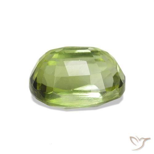 Turmalina Verde claro natural de 1.46 ct, Forma Cojín, VVS-VS