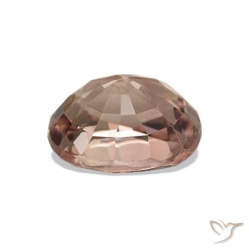 Turmalina Rosado naranja natural de 1.46 ct, Ovalada, VS