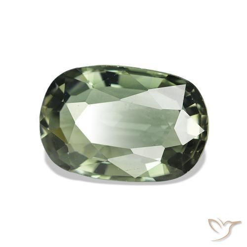 Turmalina Verde medio natural de 1.73 ct, Ovalada, VVS-VS