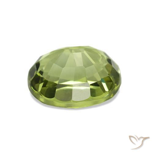 Turmalina Verde vivo natural de 1.41 ct, Ovalada, VVS-VS