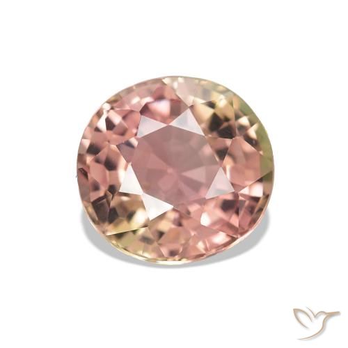 Turmalina Medium Light-Pink natural de 1.65 ct, Ovalada, VS-SI