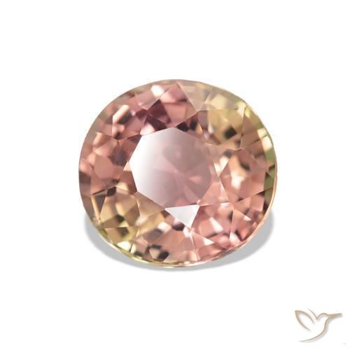 Turmalina Medium Light-Pink natural de 1.65 ct, Ovalada, VS-SI