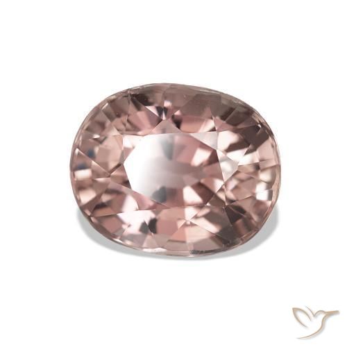 Turmalina Tono rosado rosa natural de 1.83 ct, Ovalada, VVS-VS