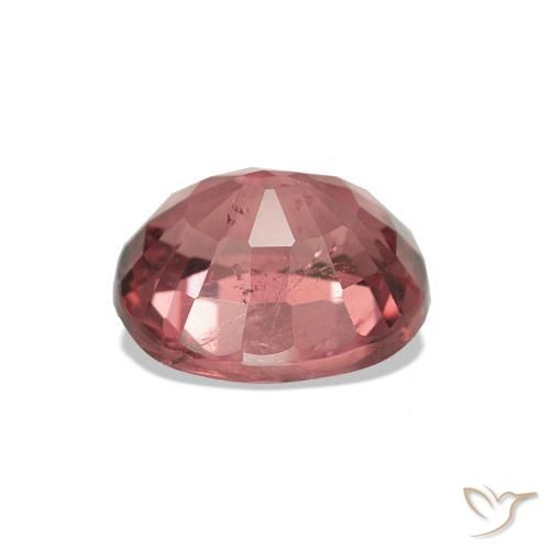 Turmalina Rojo escarlata claro natural de 1.51 ct, Ovalada, VS-SI