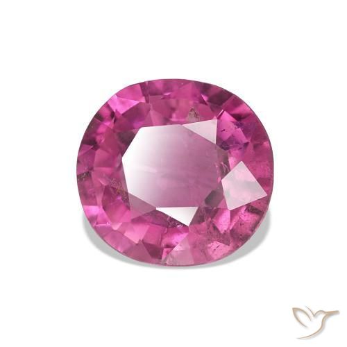 Turmalina Magenta natural de 1.73 ct, Ovalada, VS-SI