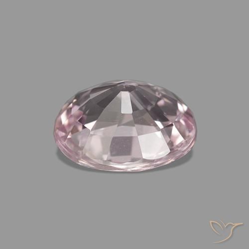 Turmalina rosa natural de 1,50 ct, corte óvalo, VS