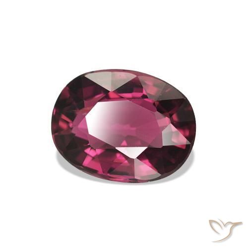 Turmalina Medium Dark-Purple natural de 1.45 ct, Ovalada, VS